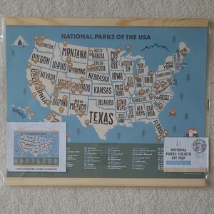 National Parks of the USA Scratch Off Map